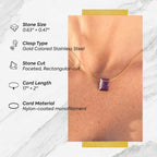 Third Eye Chakra &amp; Touch – Amethyst Necklace