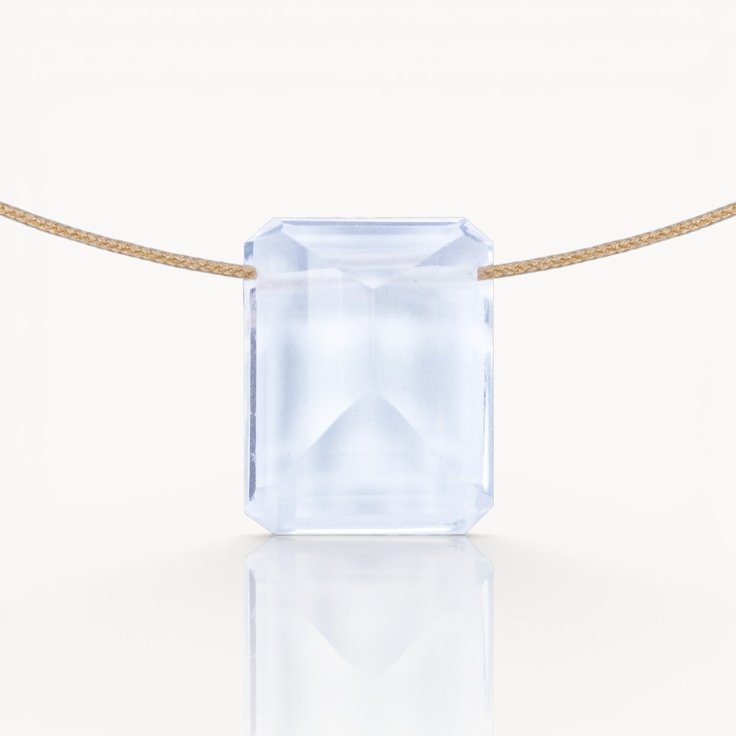 Crown Chakra & Touch – Clear Quartz Necklace