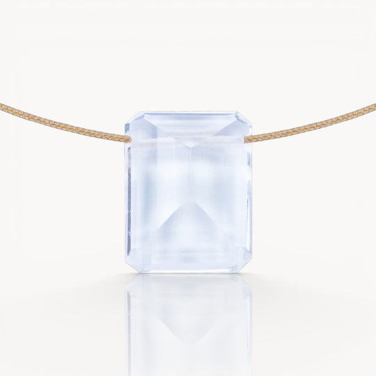 Crown Chakra & Touch – Clear Quartz Necklace