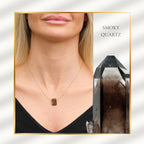 Root Chakra & Touch – Smoky Quartz Necklace