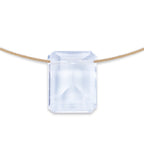 Crown Chakra & Touch – Clear Quartz Necklace