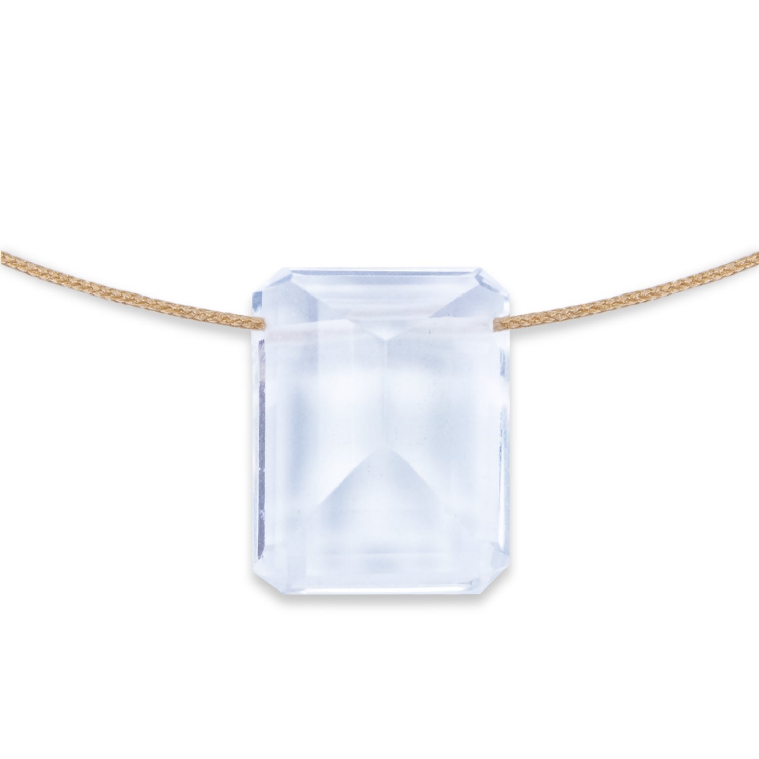 Crown Chakra & Touch – Clear Quartz Necklace