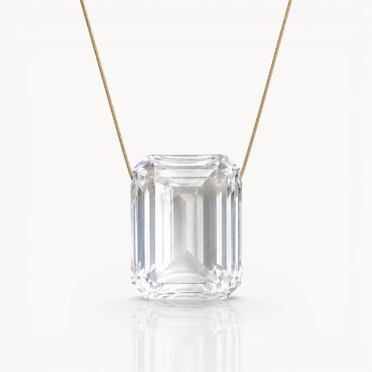 Crown Chakra & Touch – Clear Quartz Necklace
