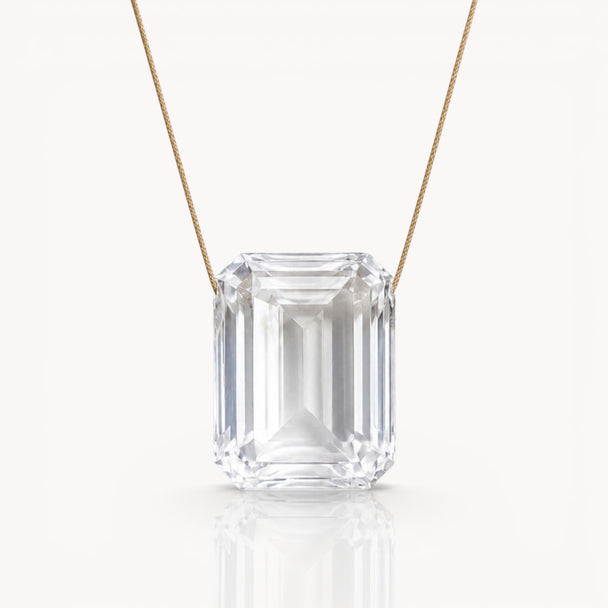 Crown Chakra & Touch – Clear Quartz Necklace