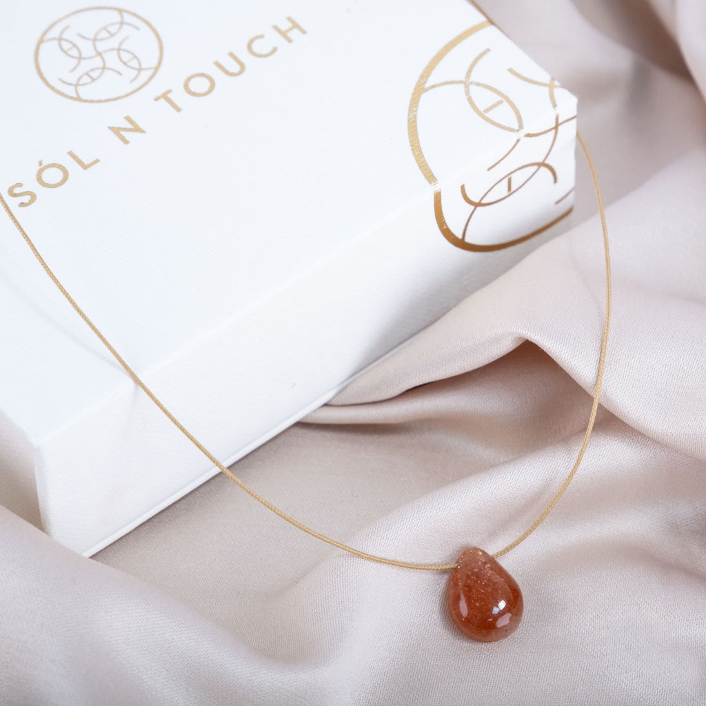Confidence & Touch – Sunstone Necklace