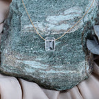 Crown Chakra & Touch – Clear Quartz Necklace