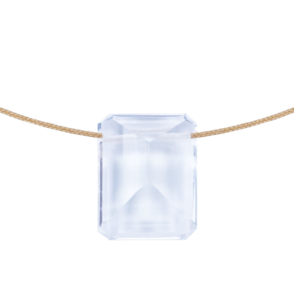 Crown Chakra & Touch – Clear Quartz Necklace
