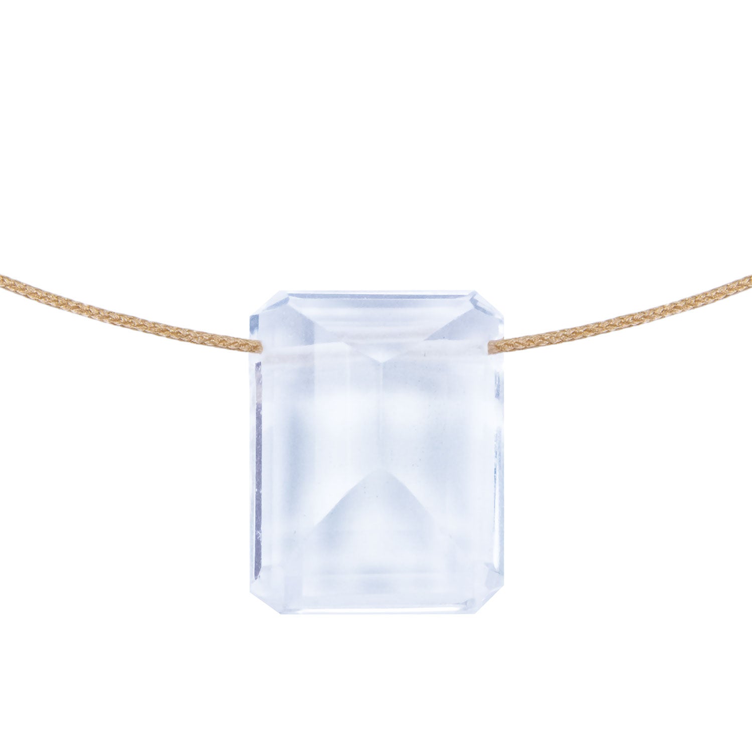 Crown Chakra & Touch – Clear Quartz Necklace