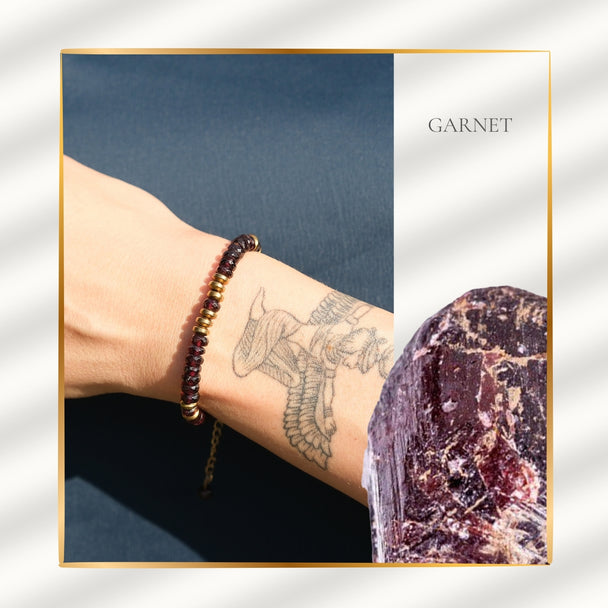 Garnet Grace – Sól Elegance Bracelet