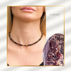 Garnet Grace – Sól Elegance Necklace