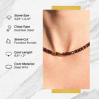 Garnet Grace – Sól Elegance Necklace