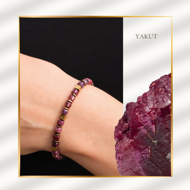 Ruby Flame – Sól Elegance Bracelet