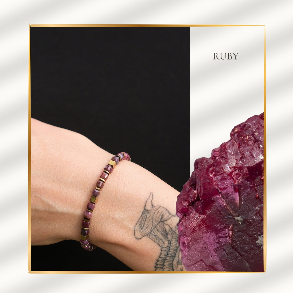 Ruby Flame – Sól Elegance Bracelet