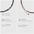 Garnet Grace – Sól Elegance Necklace