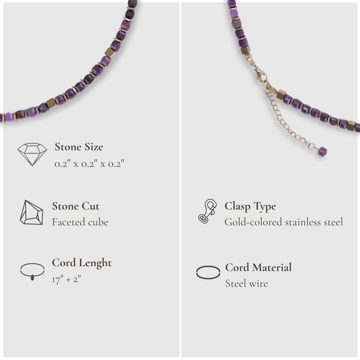 Ruby Flame – Sól Elegance Necklace