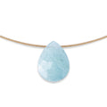 Balance & Touch – Aquamarine Necklace