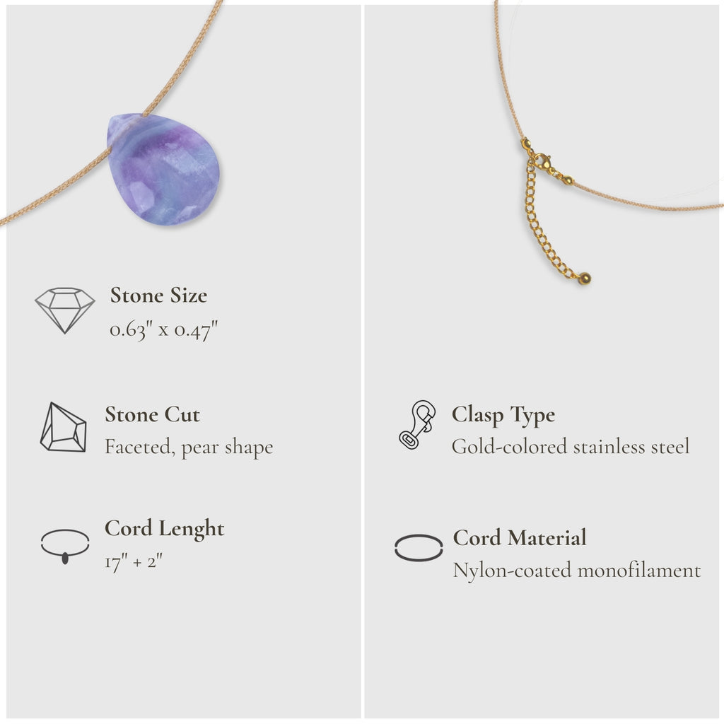 Focus & Touch – Fluorite Necklace