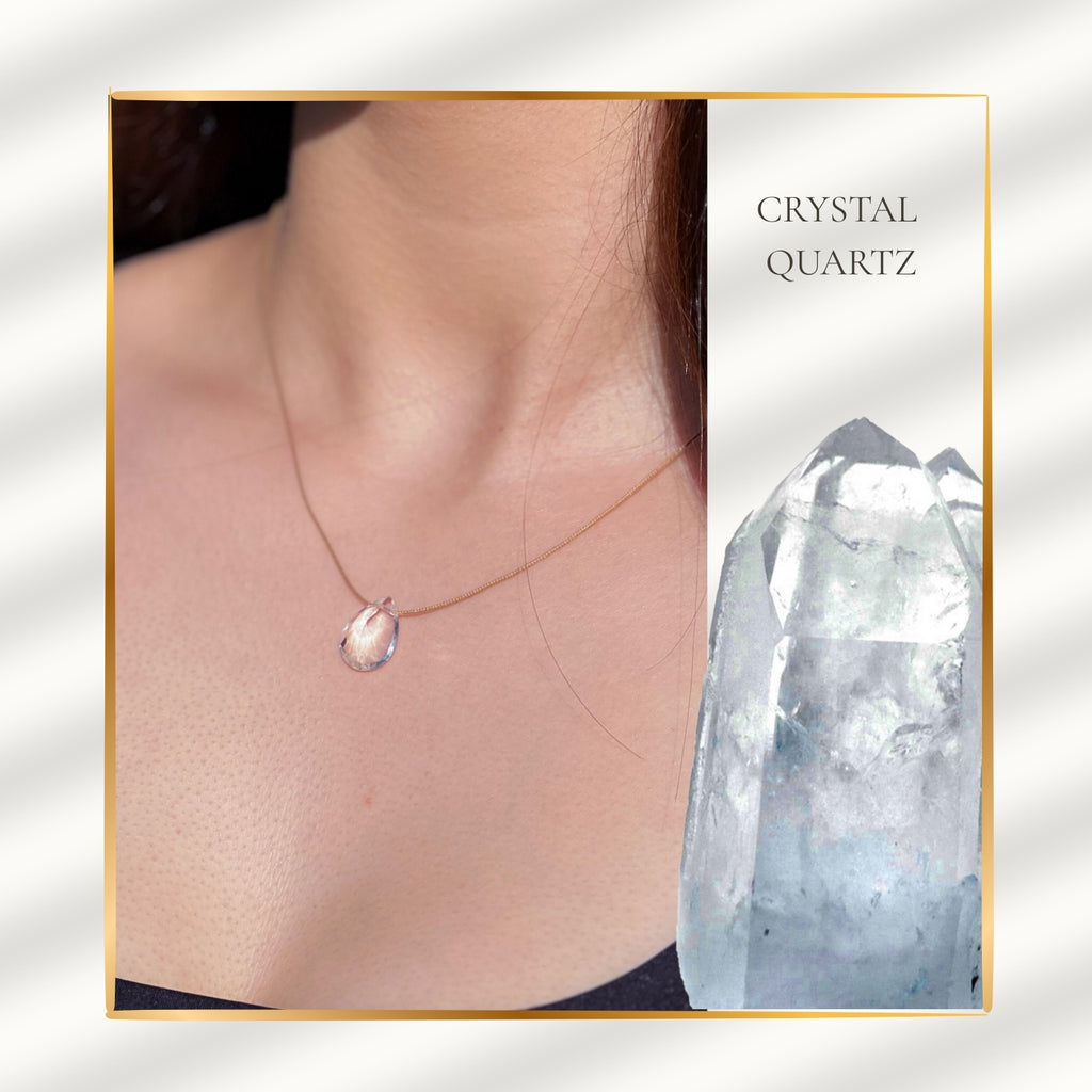 Healing & Touch – Clear Quartz Necklace