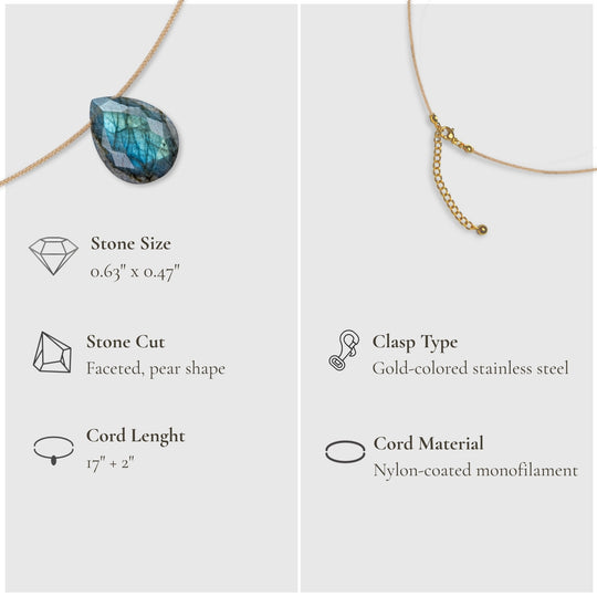 Inspiration & Touch – Labradorite Necklace