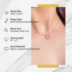 Love & Touch – Rose Quartz Necklace