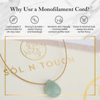 Balance & Touch – Aquamarine Necklace