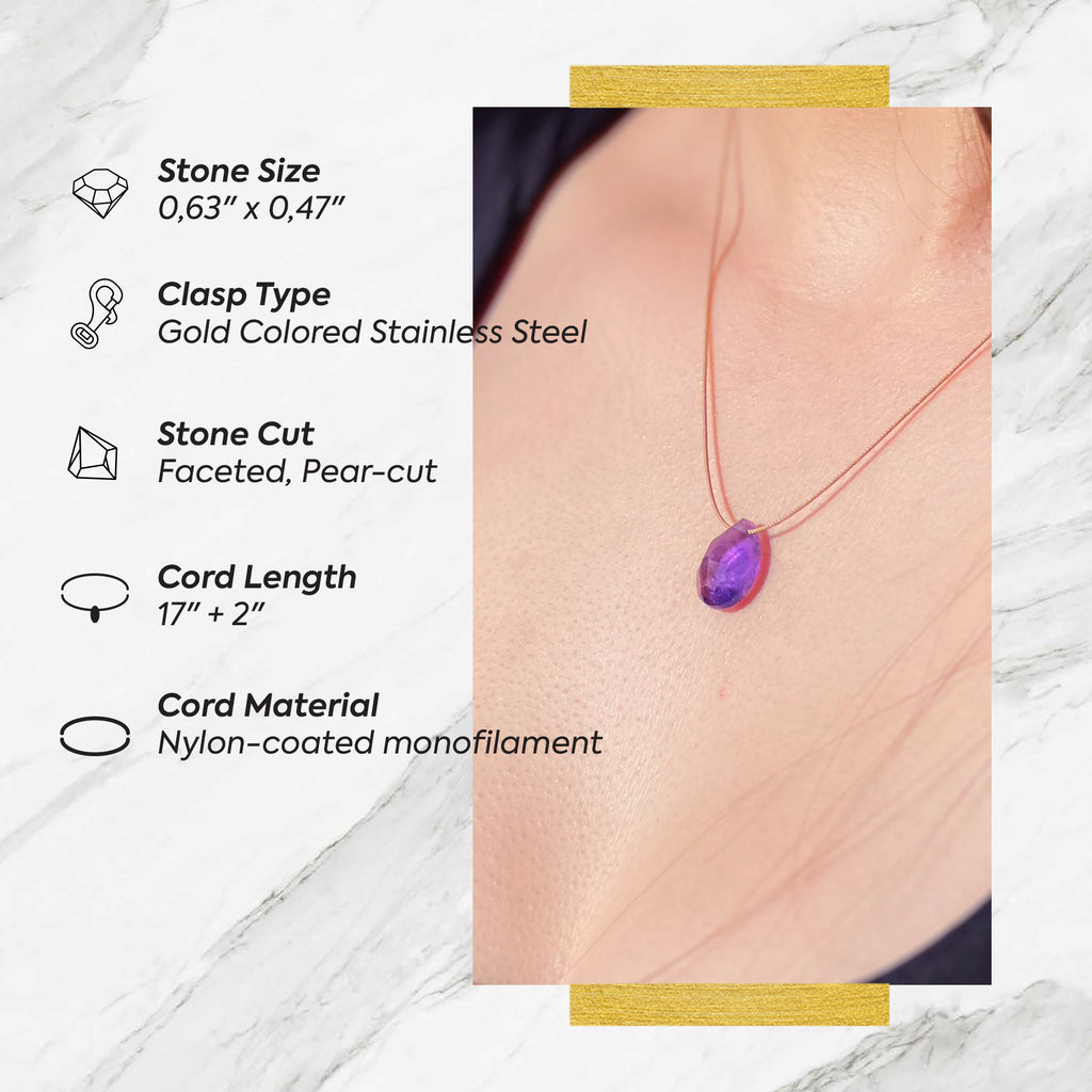 Peace & Touch – Amethyst Necklace