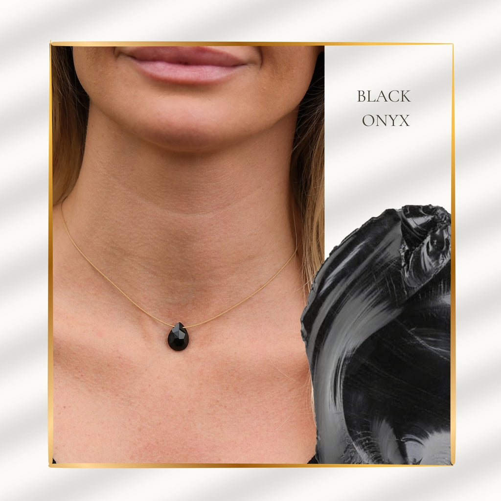 Strength & Touch – Black Onyx Necklace
