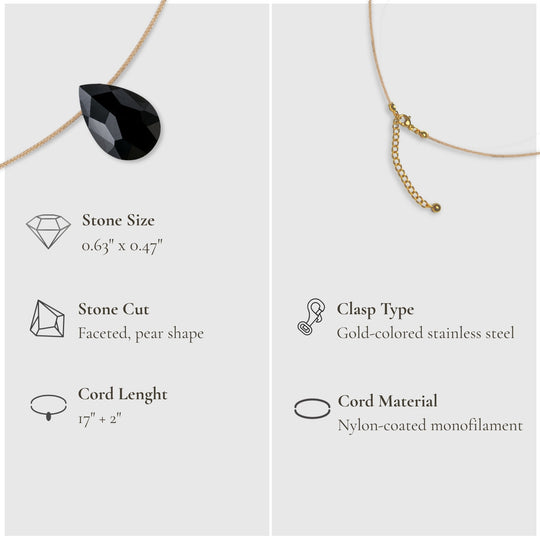 Strength & Touch – Black Onyx Necklace