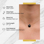 Strength & Touch – Black Onyx Necklace