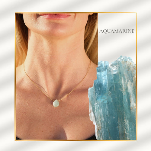 Balance & Touch – Aquamarine Necklace