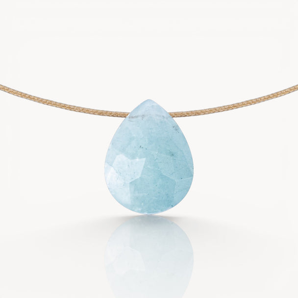 Balance & Touch – Aquamarine Necklace