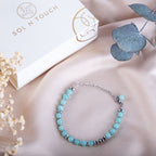 Fresh Start Moment – Amazonite Bracelet (Silver Version)