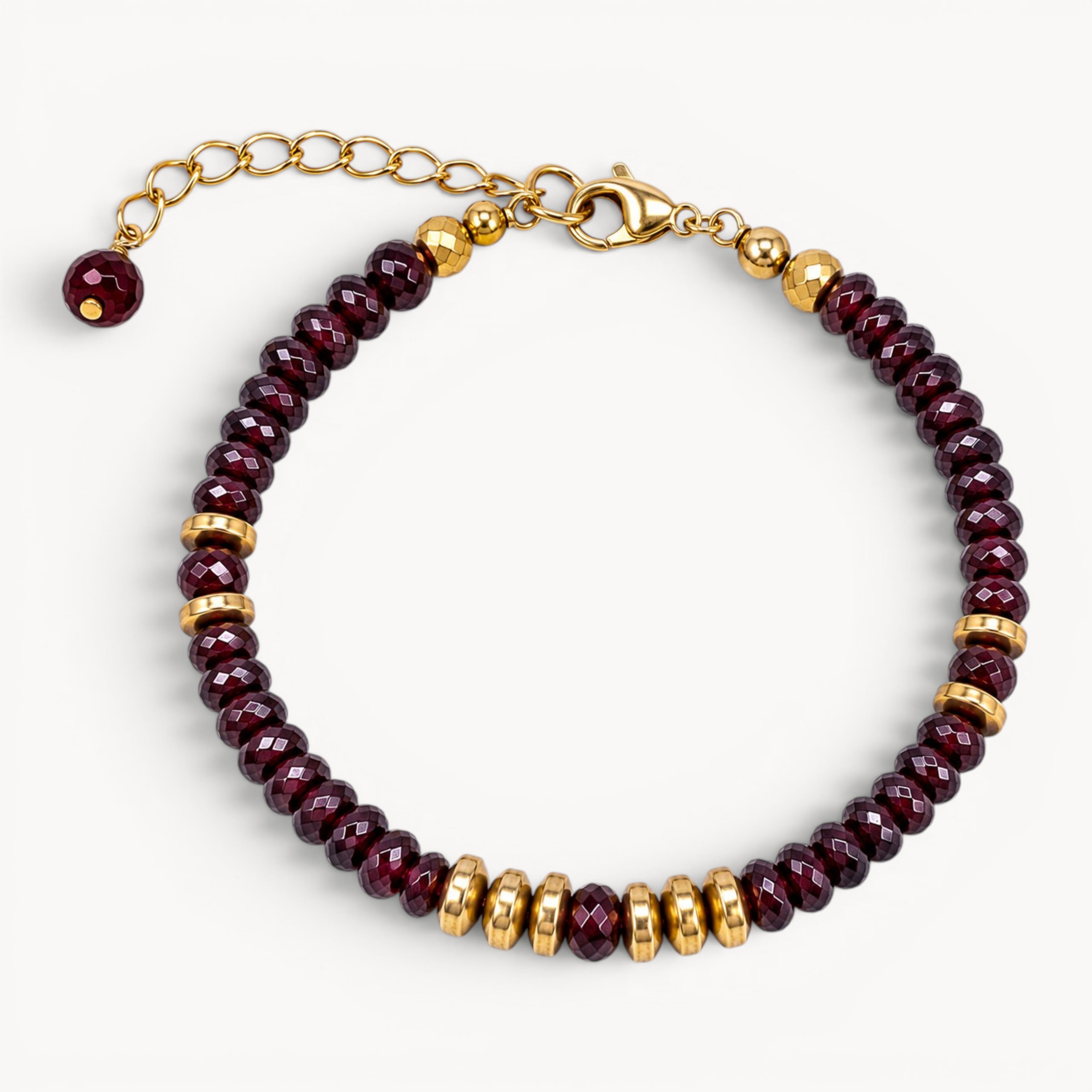 Garnet Grace – Sól Elegance Bracelet