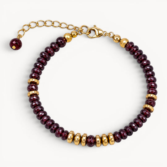 Garnet Grace – Sól Elegance Bracelet
