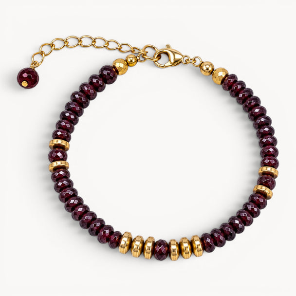 Garnet Grace – Sól Elegance Bracelet