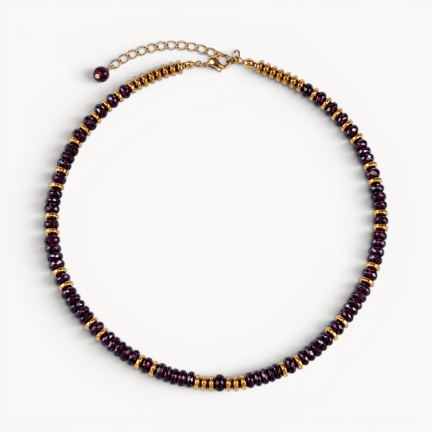 Garnet Grace – Sól Elegance Necklace