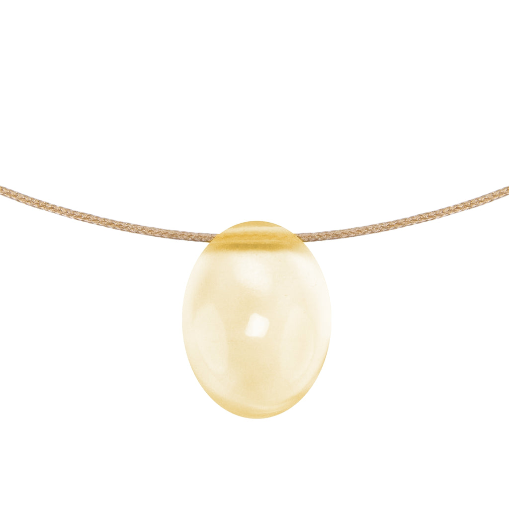 Gemini Zodiac & Touch – Citrine Necklace