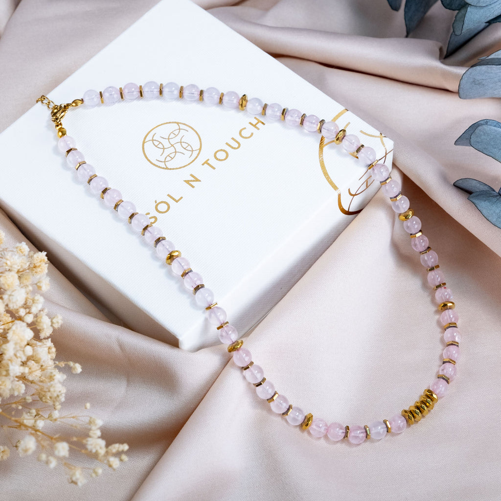 Heart Opening Moment – Rose Quartz Necklace