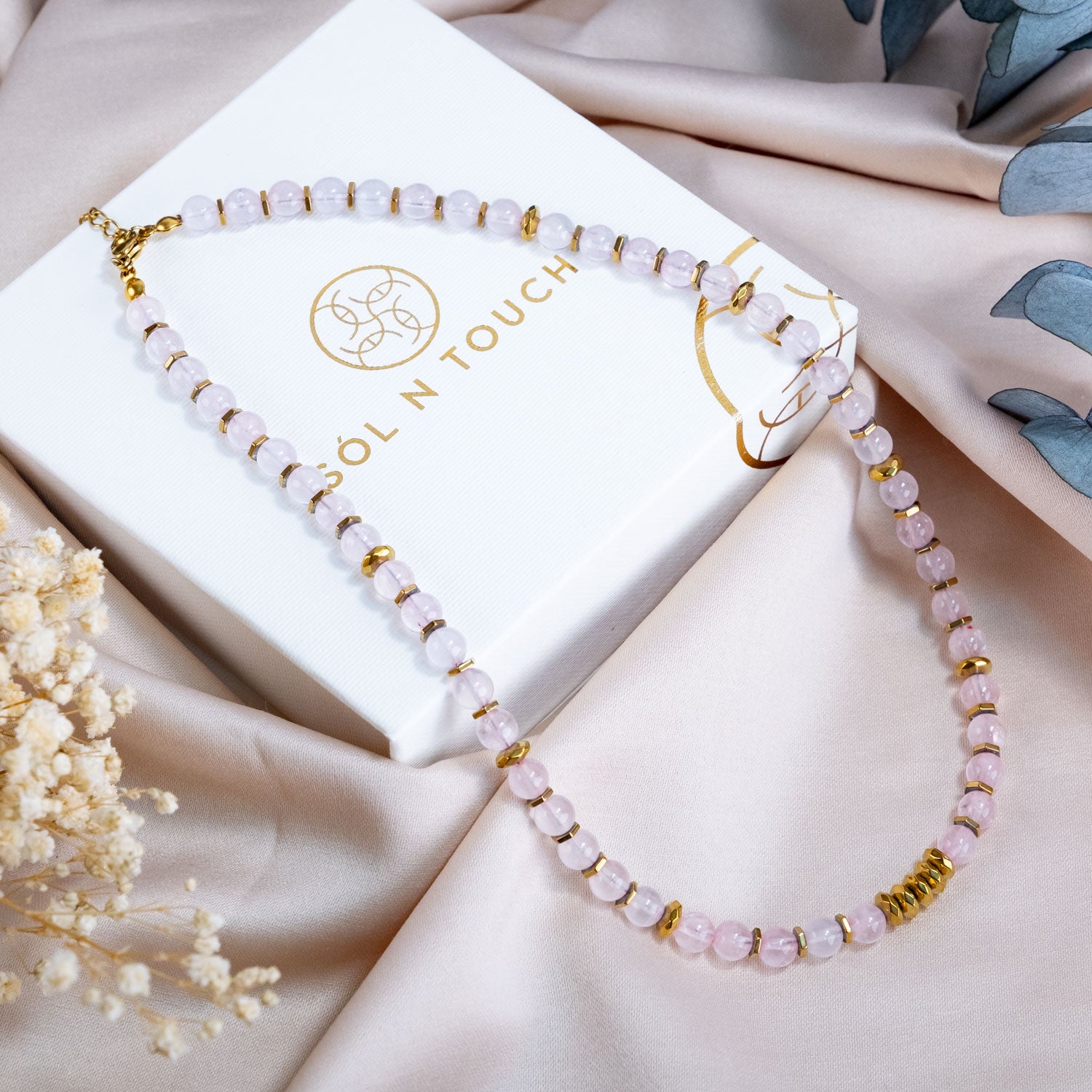 Heart Opening Moment – Rose Quartz Necklace