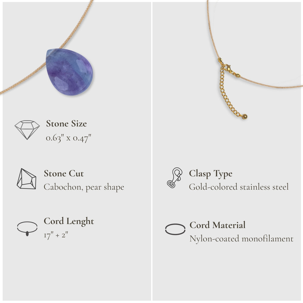 Clarity & Touch – Fluorite Necklace