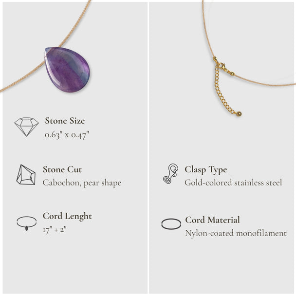 Clarity & Touch – Fluorite Necklace