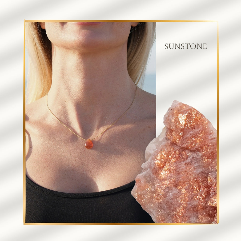 Confidence & Touch – Sunstone Necklace