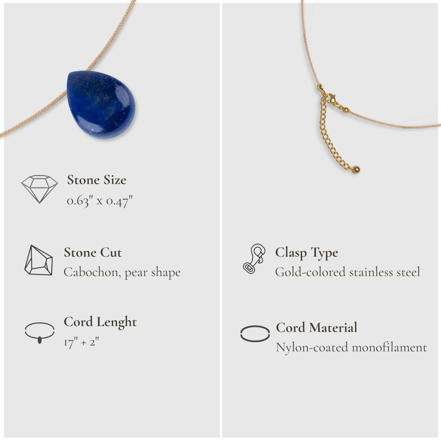 Creativity & Touch – Lapis Lazuli Necklace