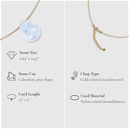 Feminine Energy & Touch – Moonstone Necklace