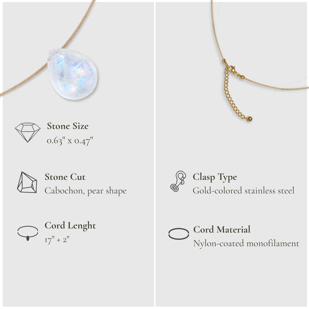Feminine Energy & Touch – Moonstone Necklace