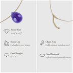 Intuition & Touch – Amethyst Necklace