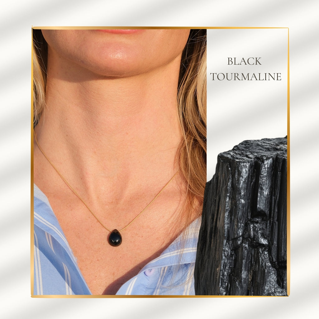 Protection & Touch – Black Tourmaline Necklace