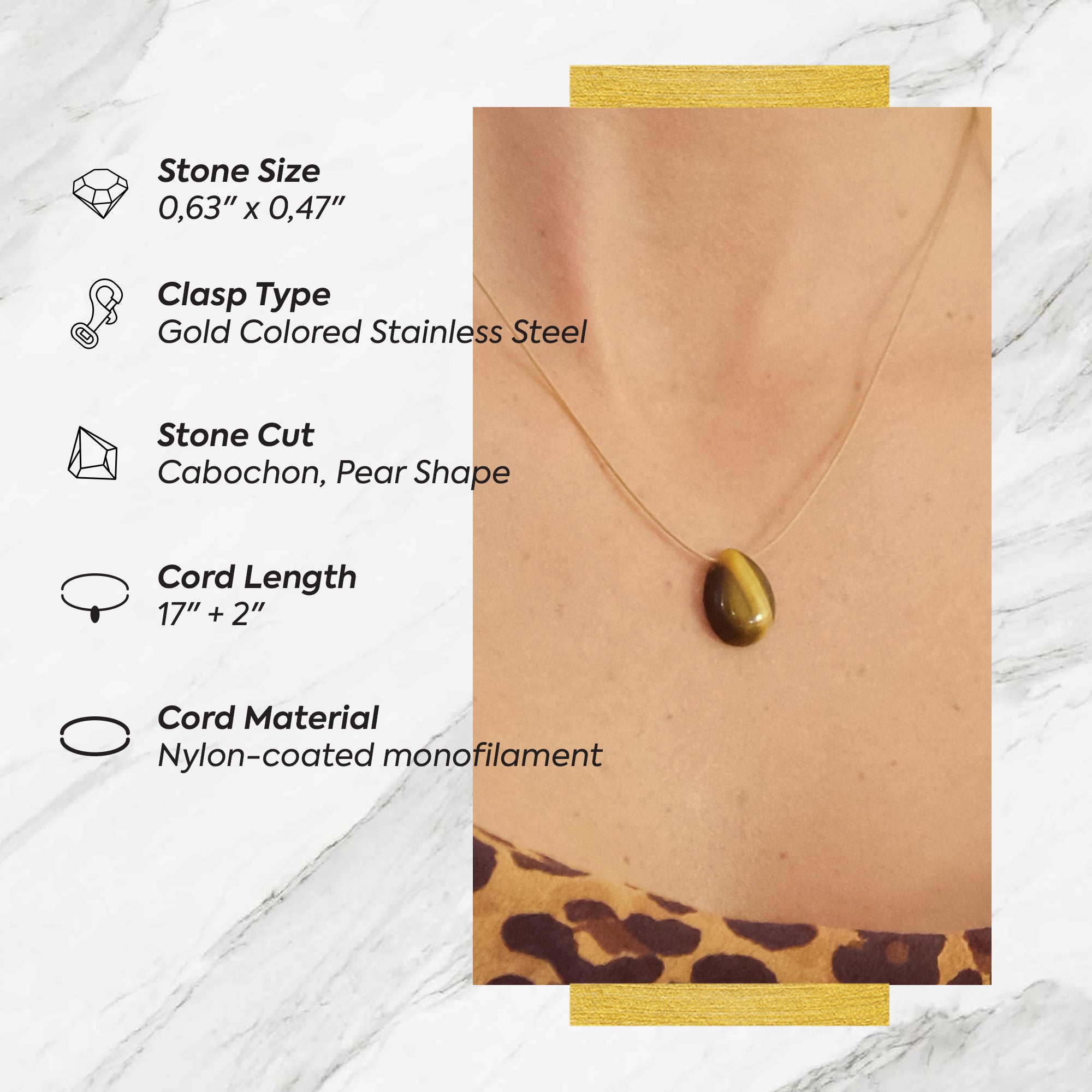 Success & Touch – Tiger’s Eye Necklace