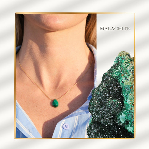 Abundance & Touch – Malachite Necklace