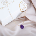 Intuition & Touch – Amethyst Necklace